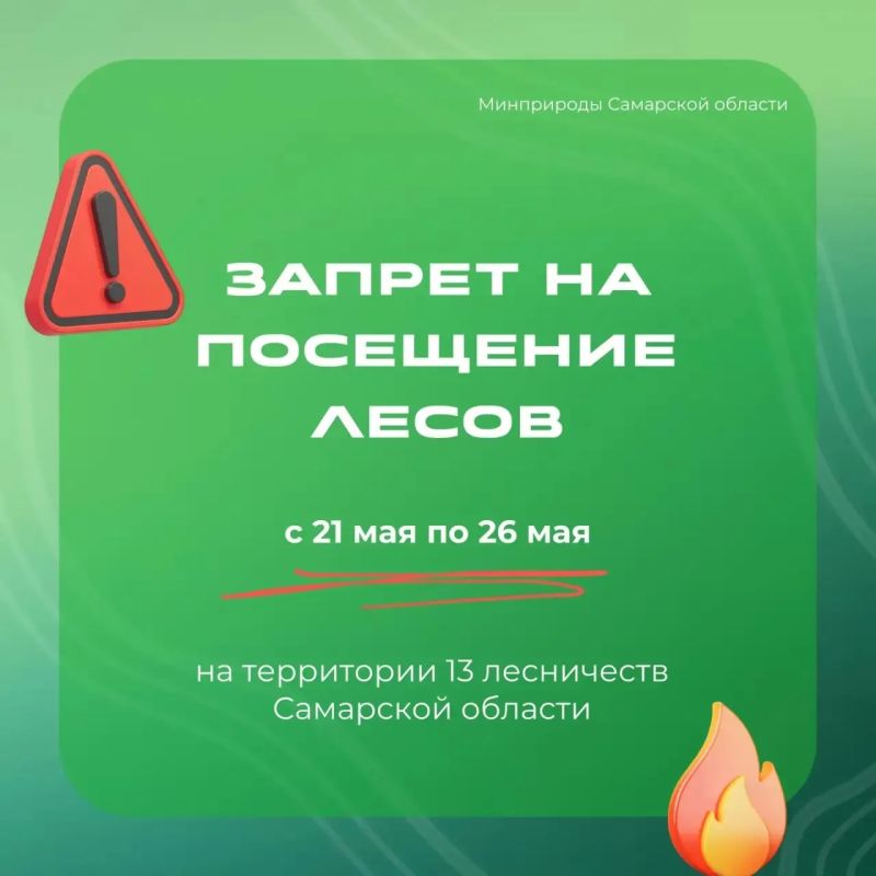 Высокий риск лесных пожаров