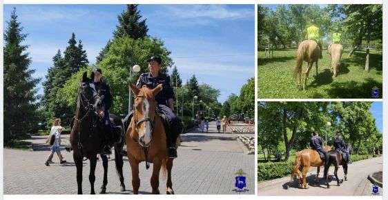 В рамках ОПМ «Профилактика» на патрулирование парков и улиц города Самары вышли кавалерийские подразделения городского УМВД России — полицейские верхом на лошадях вместе с представителями добровольной народной дружины (ДНД)...