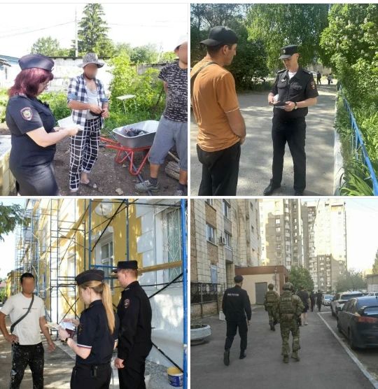 В рамках ОПМ «Профилактика» сотрудники полиции проверяют места работы, проживания и концентрации иностранных граждан на территории Самарской области