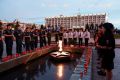 Сотрудники следственного управления и обучающиеся Московской академии и кадетского корпуса СК России в День памяти и скорби приняли участие в патриотической акции «Огненные картины войны»