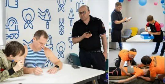 В Самарской области в преддверии Дня семьи, любви и верности семьи сотрудников органов внутренних дел приняли участие в региональном этапе Всероссийской игры «Семейная зарница», организованной отделением «Движения Первых»