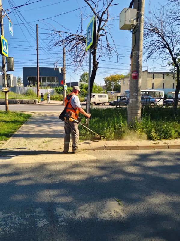 Каждый день — на страже порядка: в Самаре продолжается покос газонов Каждый день — на страже порядка: в Самаре продолжается покос газонов