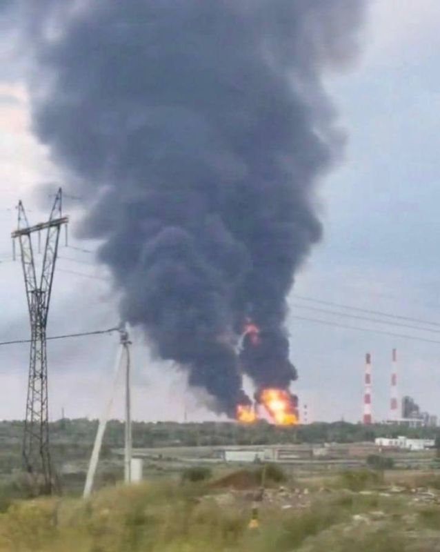 Атакован НПЗ в Сызрани Самарской области Атакован НПЗ в Сызрани Самарской области