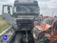 Сотрудники Госавтоинспекции работали на месте ДТП в Волжском районе