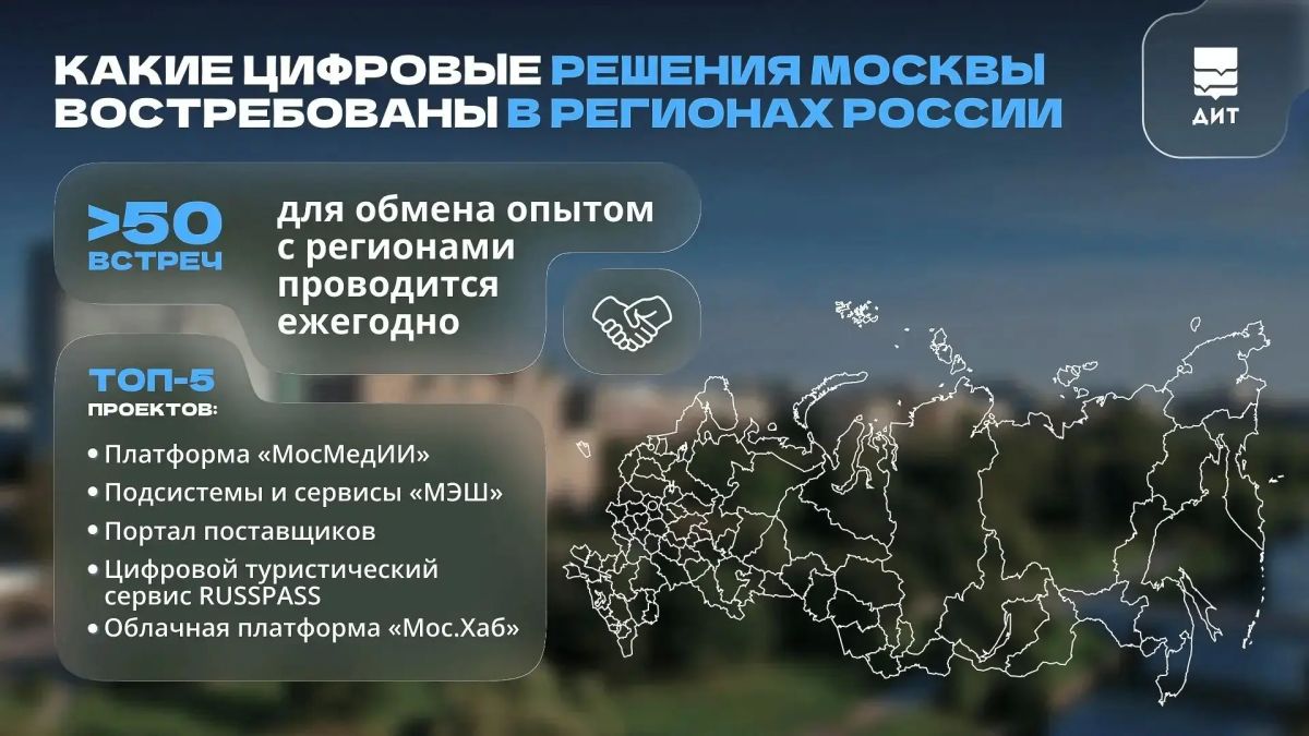 Московские цифровые решения помогают развивать умные города по всей России: от Калининградской области до Дальнего Востока