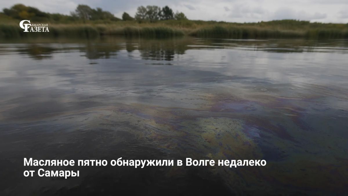 Специалисты минприроды, Росприроднадзора и полиции обнаружили на Волге локальное загрязнение — радужную пленку от разового сброса подсланевых вод с проходящего судна