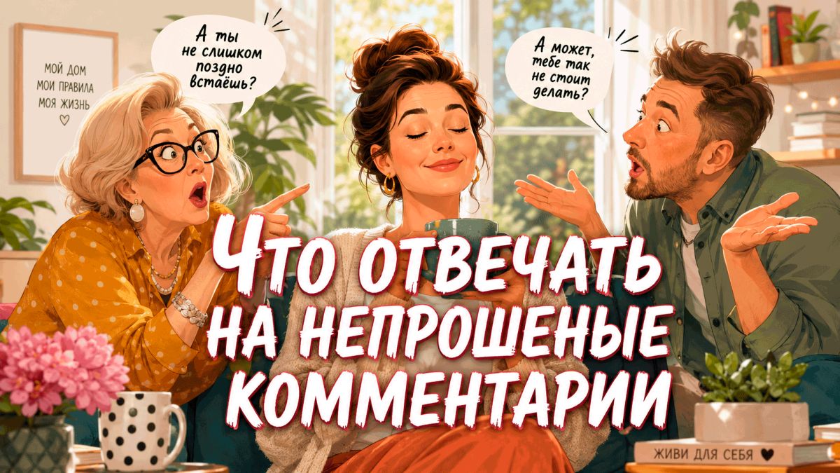 Как ответить на непрошенные комментарии и сохранить спокойствие