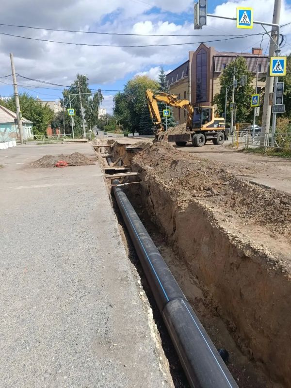 В Сызрани продолжаются работы по капремонту водовода по программе «Модернизация коммунальной инфраструктуры» нацпроекта «Инфраструктура для жизни»