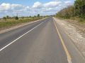 На подъезде к селу Лопатино обновили асфальтобетонное покрытие