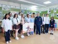 Встреча с заслуженным работником пожарной охраны в самарской школе