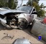 Автомобиль с подростками влетел в бетонный блок в Самаре