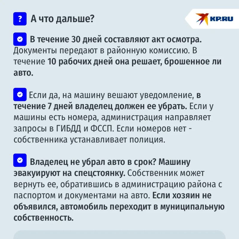 Как освободить парковку возле дома от брошенных машин? Спойлер: дело не быстрое