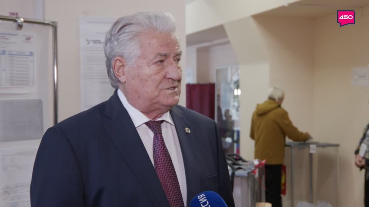 Председатель Самарской губернской думы Геннадий Котельников отдал свой голос за стабильность и процветание России