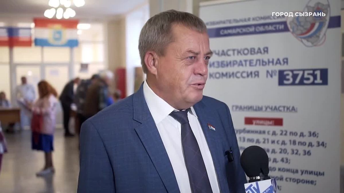 Сергей Гринько сделал свой выбор в первые часы голосования