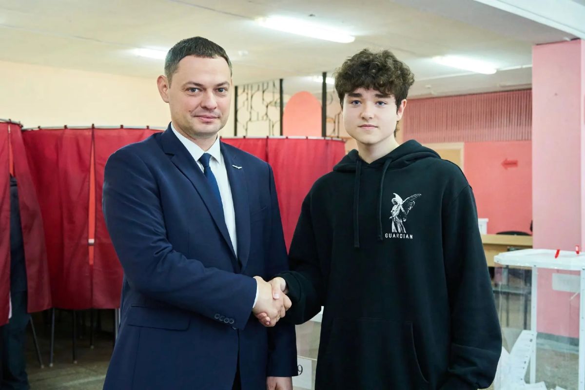 18-летний Ярослав в этом году тоже голосовал впервые