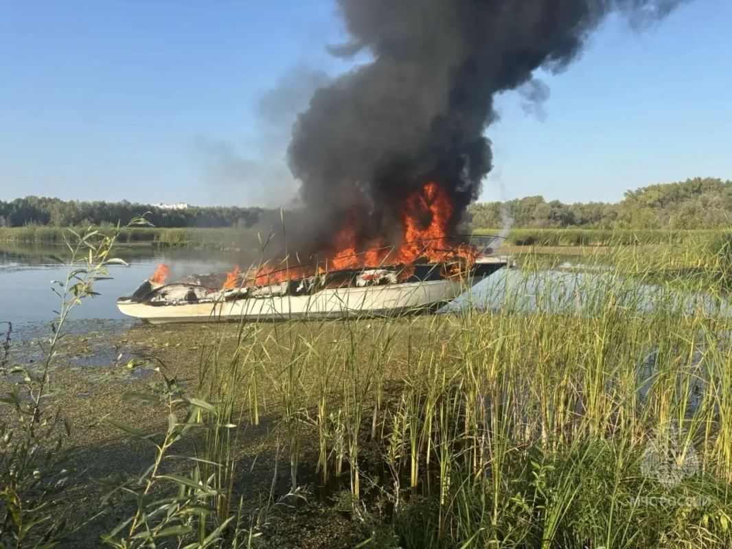 В Самаре на лодочной станции загорелись катера В Самаре на лодочной станции загорелись катера