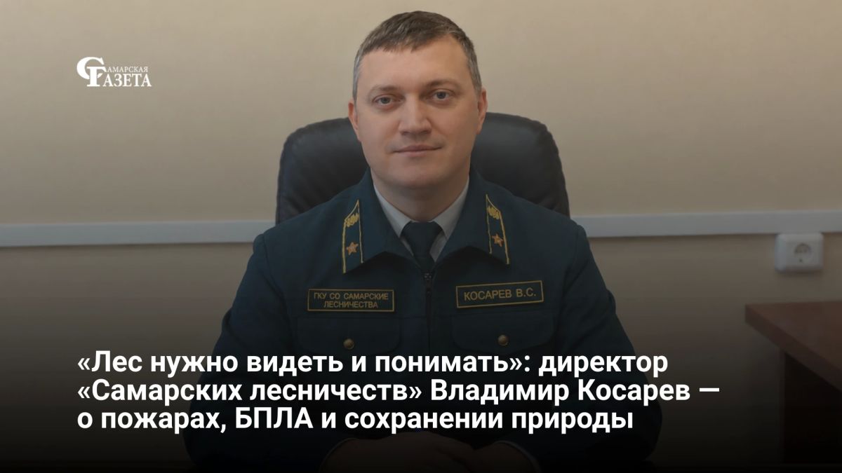 Накануне Дня работников леса директор ГКУ «Самарские лесничества» Владимир Косарев рассказал о состоянии лесного фонда региона, специфике работы отрасли, методах борьбы с пожарами и внедрении новых технологий
