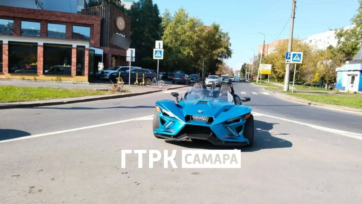 В Самаре заметили необычный автомобиль