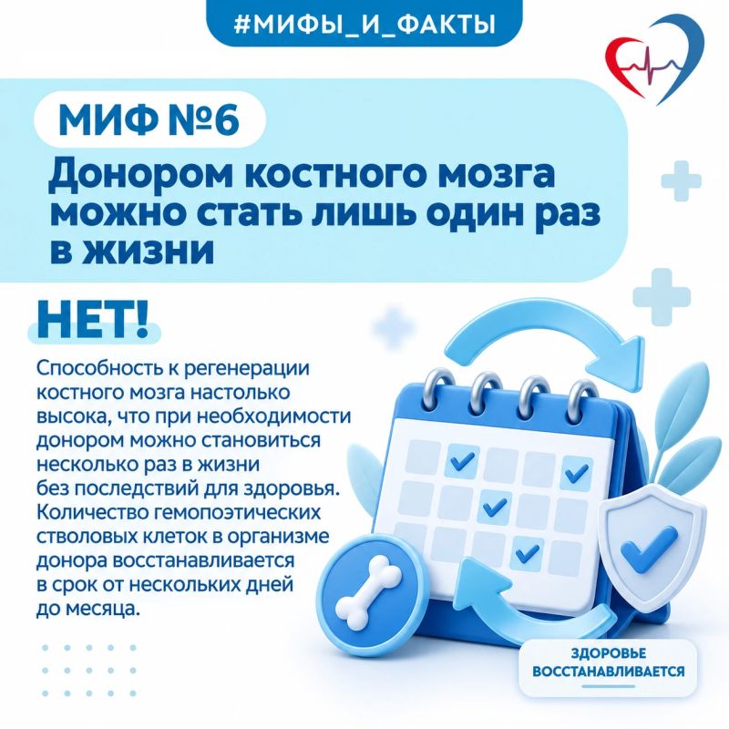 ТОП-10 мифов о донорстве костного мозга ТОП-10 мифов о донорстве костного мозга