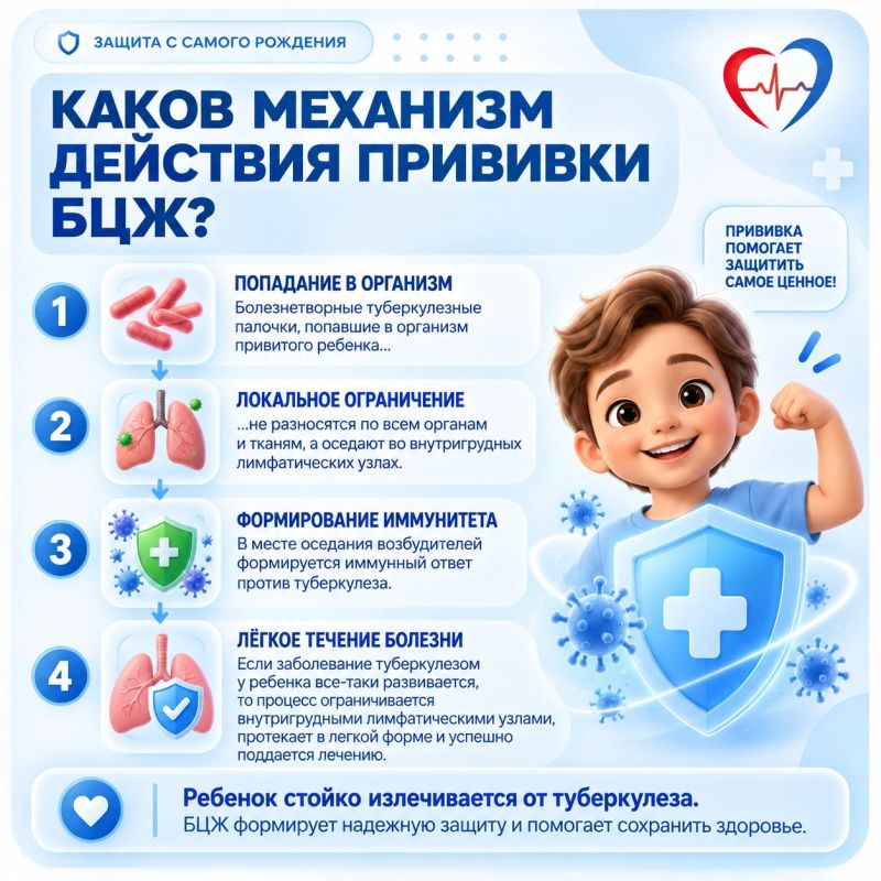 Прививка БЦЖ спасает детей от тяжелых форм туберкулёза Прививка БЦЖ спасает детей от тяжелых форм туберкулёза