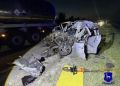 Полицейские работали на месте дорожно-транспортного происшествия на автодороге «Сызрань - Ульяновск»