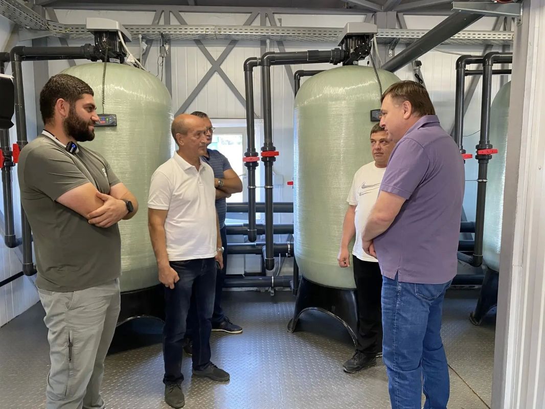 В поселке Комсомольский завершены строительно-монтажные работы на новом водозаборе