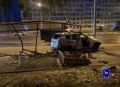 Полиция рассказала, кто в Самаре ночью снёс остановку «Метро Алабинская»