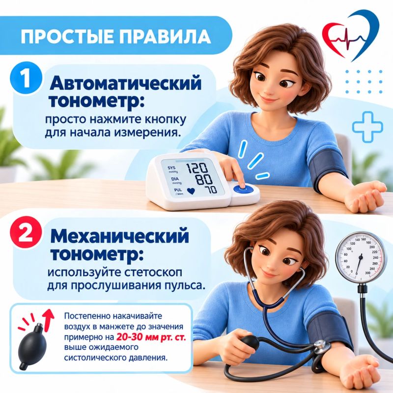 Правила измерения давления Правила измерения давления