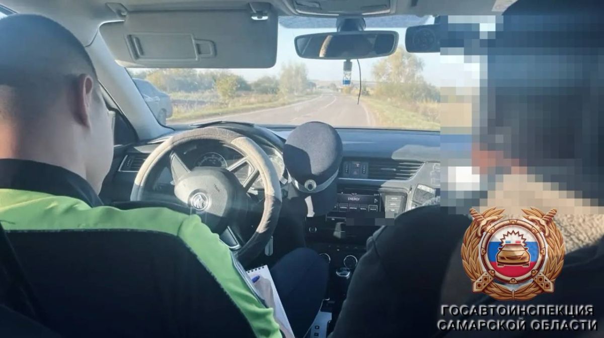 В Похвистнево автоинспекторы остановили водителя без права управления