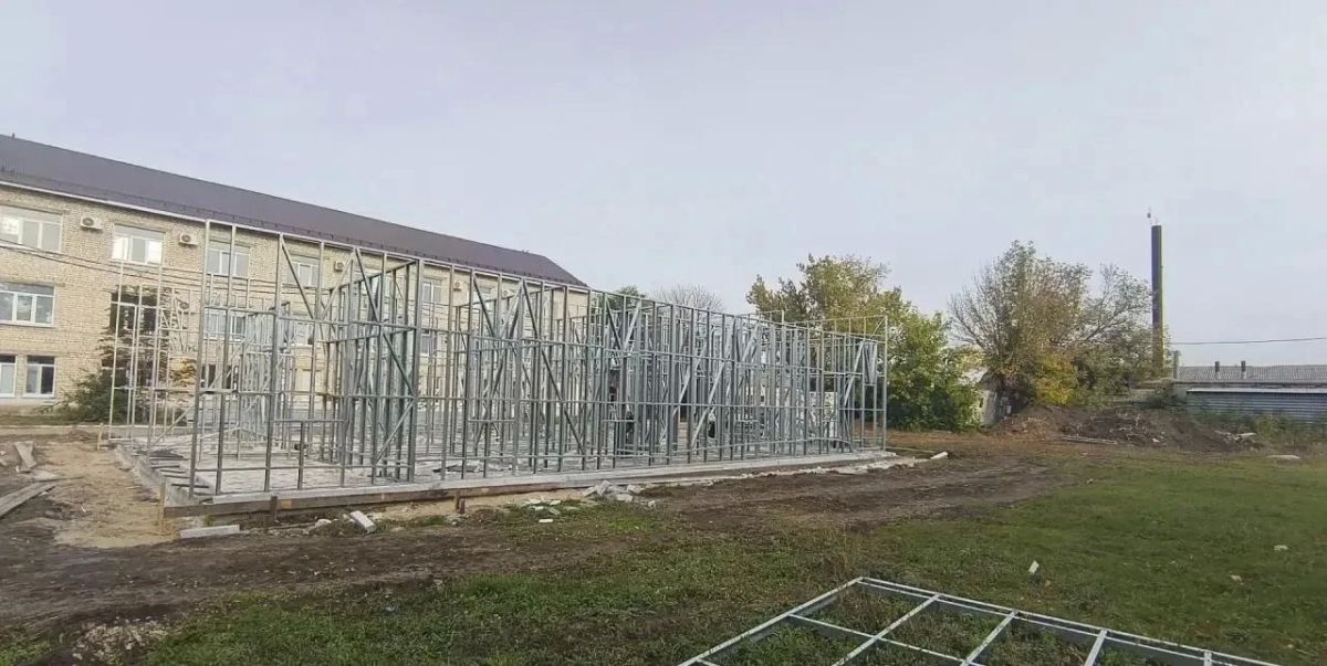В селе Приволжье строится новая врачебная амбулатория В селе Приволжье строится новая врачебная амбулатория