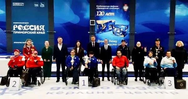 Алена Лебедева и Игорь Ружейников выиграли Кубок России по керлингу на колясках