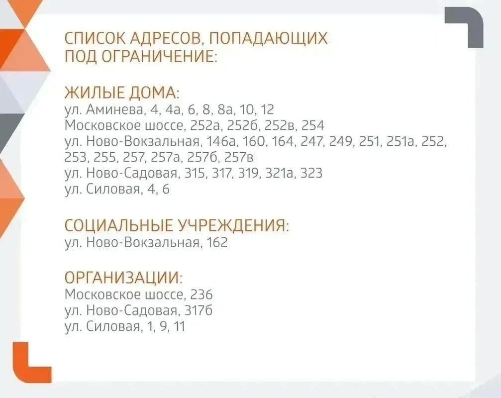 Ограничено движение на перекрёстке Московского шоссе и Ново-Вокзальной