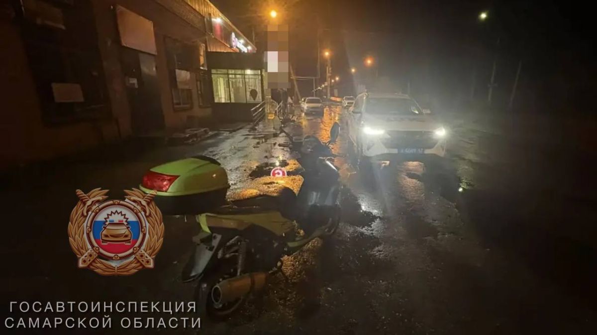 В Усинском остановили водителя скутера без прав