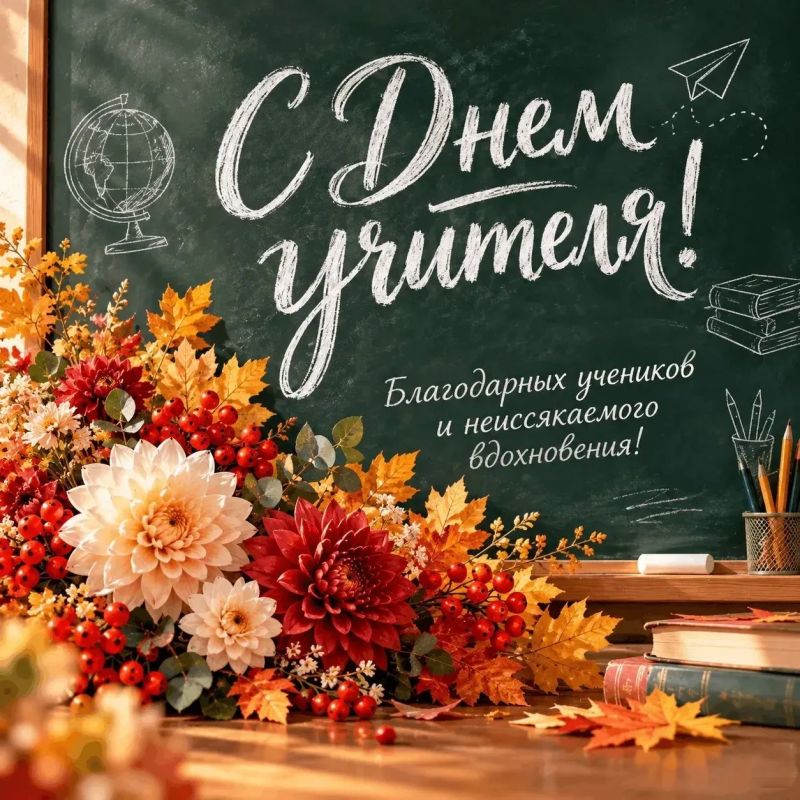 Уважаемые коллеги! Поздравляю вас с профессиональным праздником – Днём учителя!