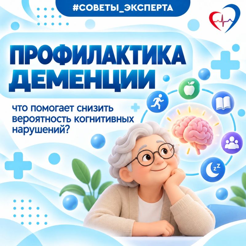 Снизить риск деменции и сохранить здоровье мозга: советы специалиста