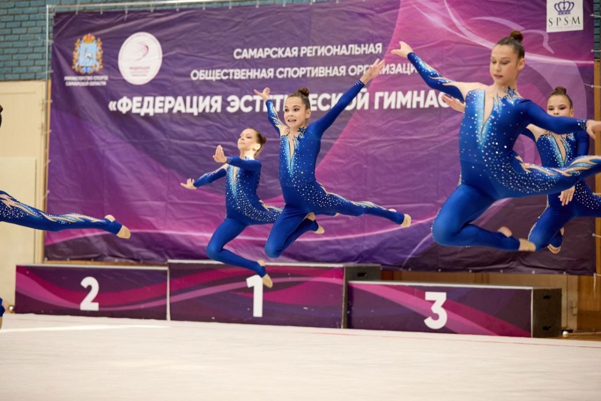 В Самаре состоялись соревнования «Октябринка» по эстетической гимнастике
