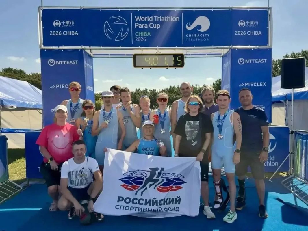 Андрей Буков и Игорь Полянский стали серебряными призерами Кубка мира по паратриатлону