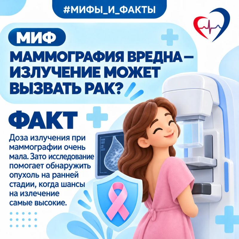 Эксперт: "Маммография помогает обнаружить опухоль на ранней стадии, когда шансы на излечение самые высокие" Эксперт: "Маммография помогает обнаружить опухоль на ранней стадии, когда шансы на излечение самые высокие"