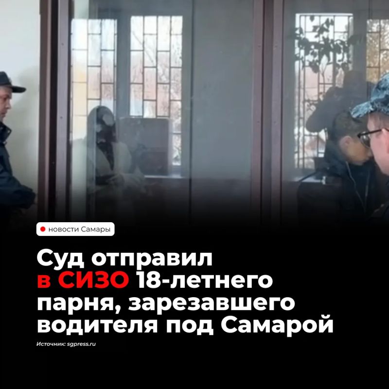 В Самарской области арестовали 18-летнего юношу по обвинению в убийстве 46-летнего водителя