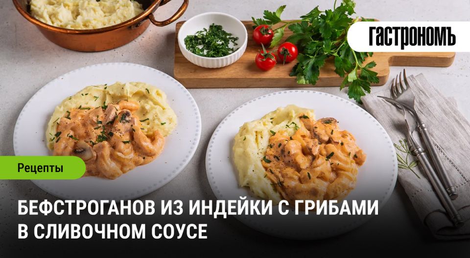 Индейка в сливочном соусе: современный взгляд на классический рецепт бефстроганов