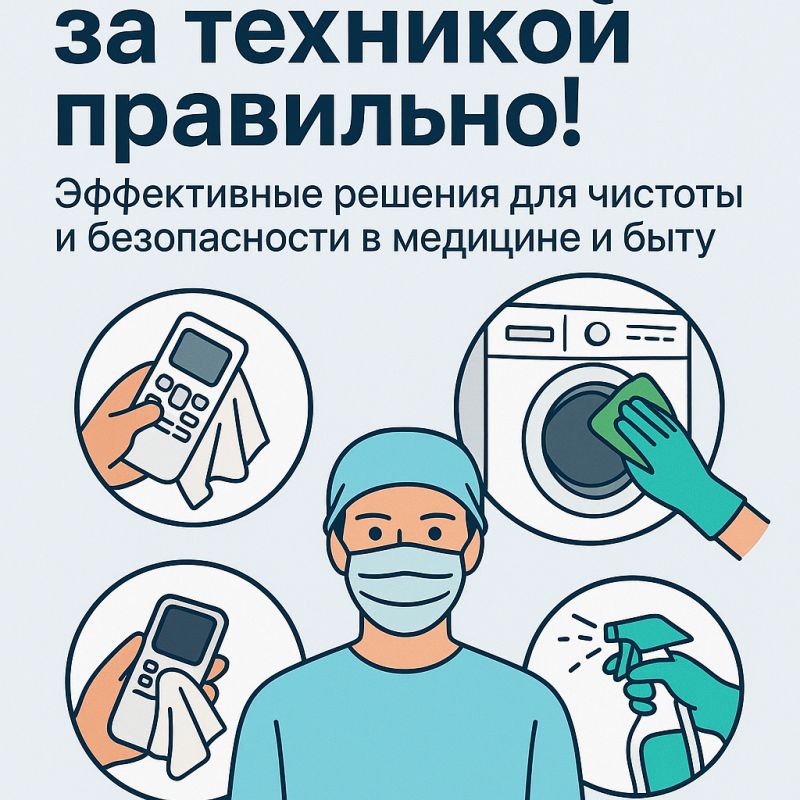 Техника рядом: как заботиться о безопасности и чистоте в 2025 году