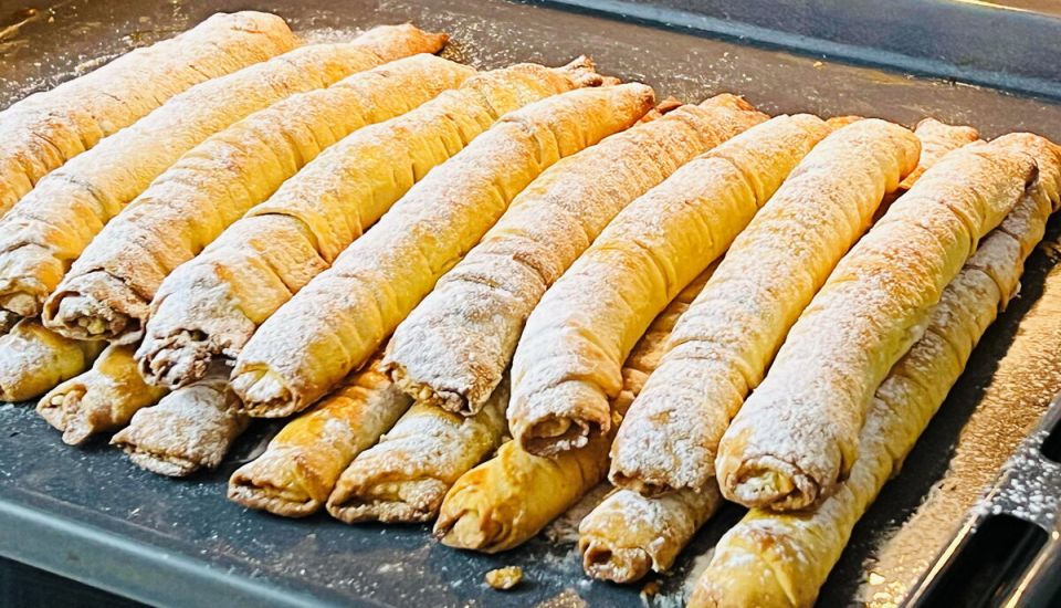 Сметанные трубочки: изысканное лакомство к чаепитию за считанные минуты