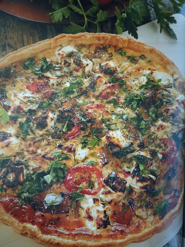 Вкусное обновление традиционного рататуя: тарт из овощей, запеченный в тандыре