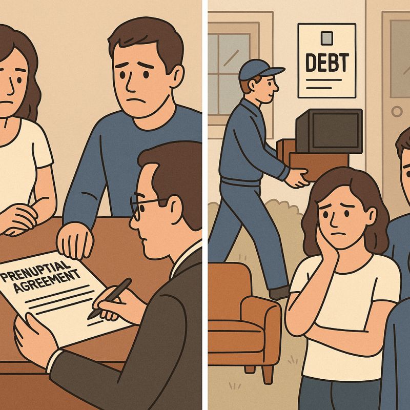 Брачный договор: почему он не защитит от долгов в случае банкротства?