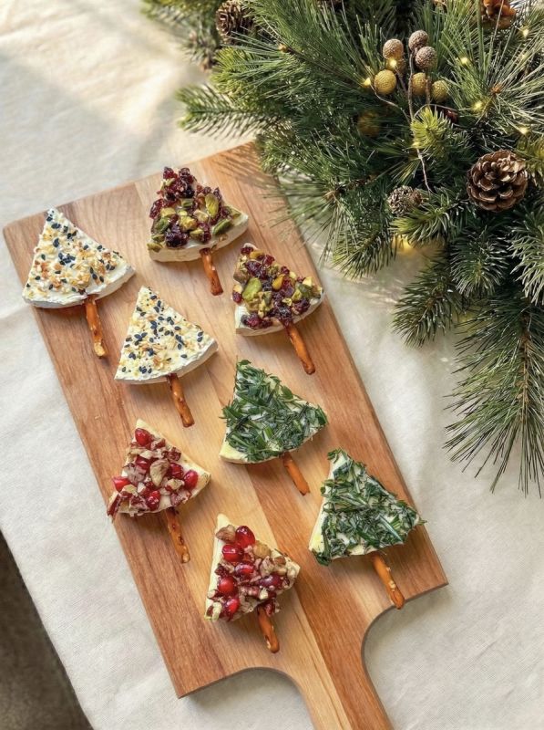 Сырные елочки на праздник за 10 минут: стильная закуска без суеты