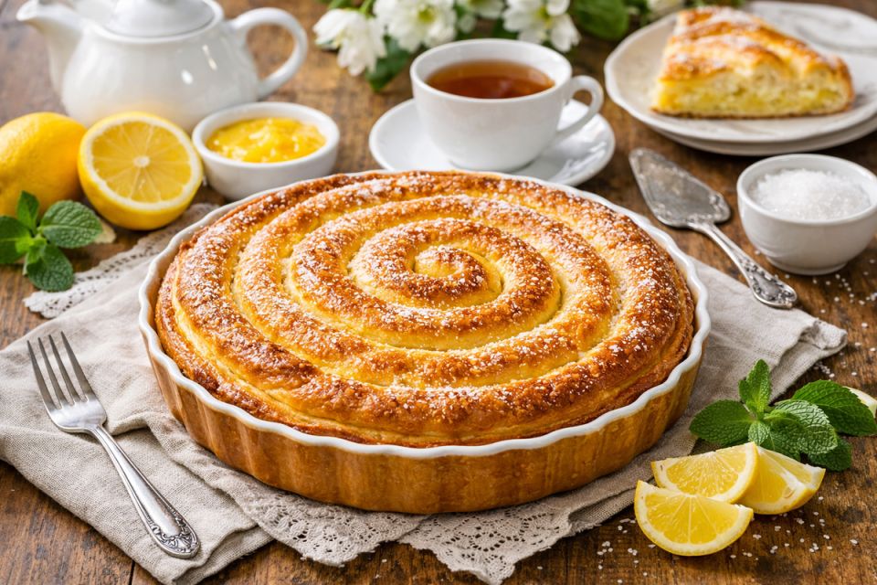Лимонная «Улитка», от которой невозможно оторваться: пирог, покоряющий с первого кусочка
