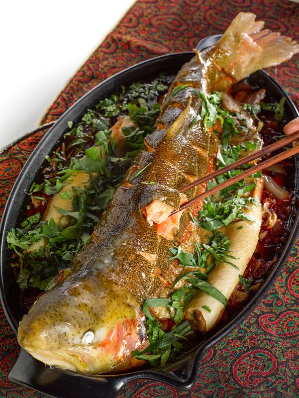 Нежная форель на пару