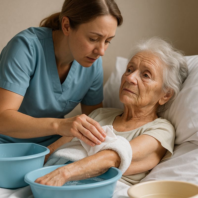 Уход за лежачими пациентами: как легко преодолеть трудности гигиены