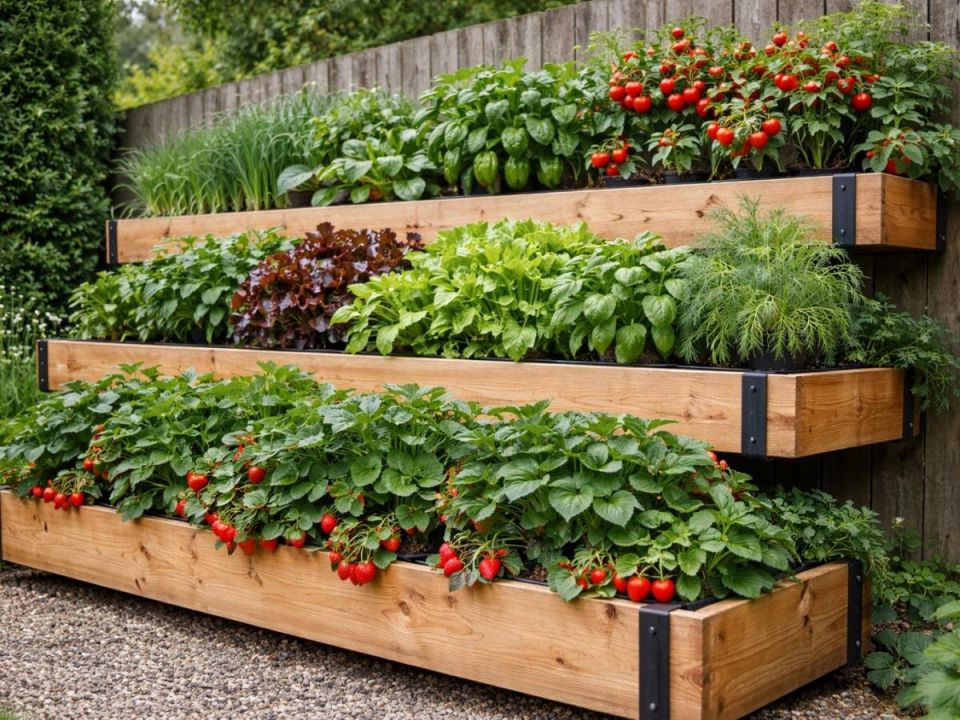 Вертикальные грядки: новое слово в дачном дизайне